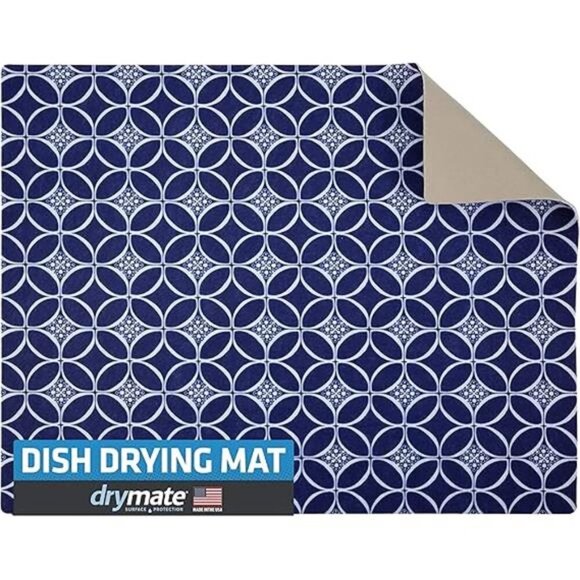 Dish Drying Mat, Oversized, Low-Profile, Super Absorbent, Quick Dry Fabric - Picture 7 of 7
